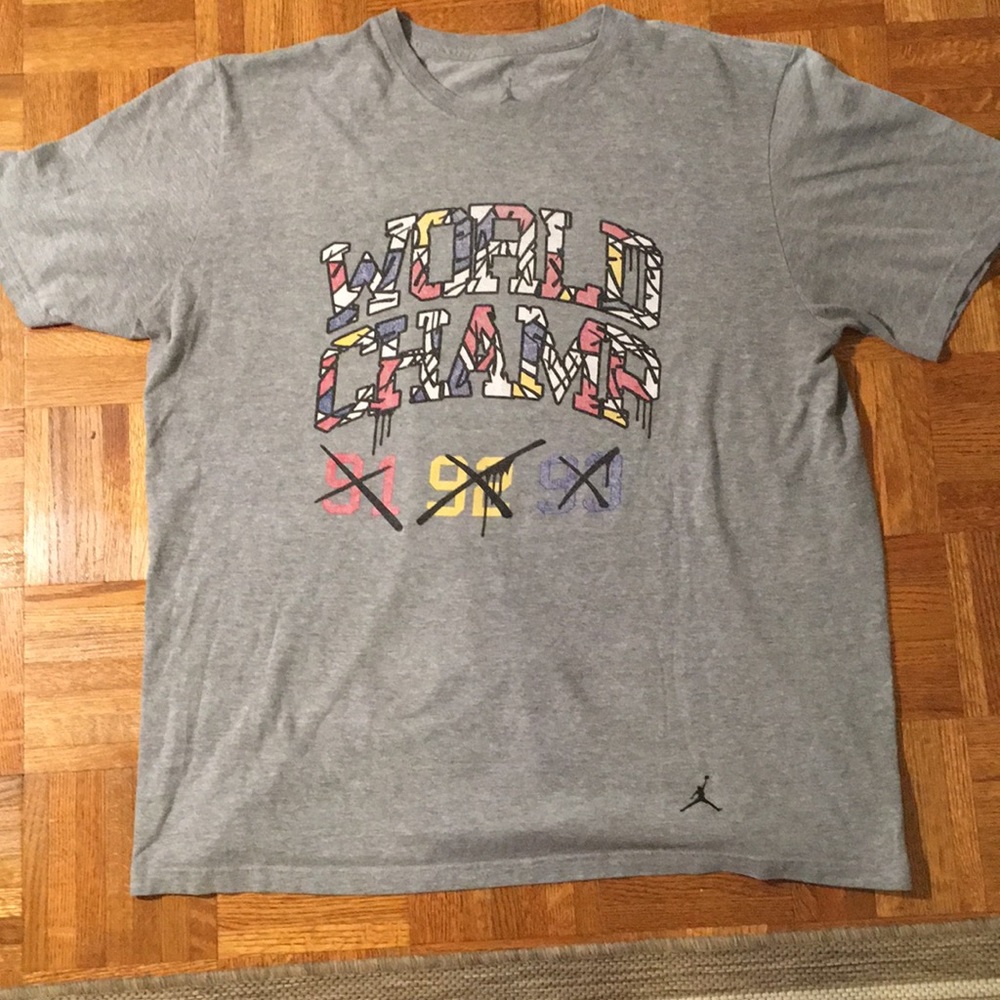 Original Jordan World Champ  Tee Shirt Size XL